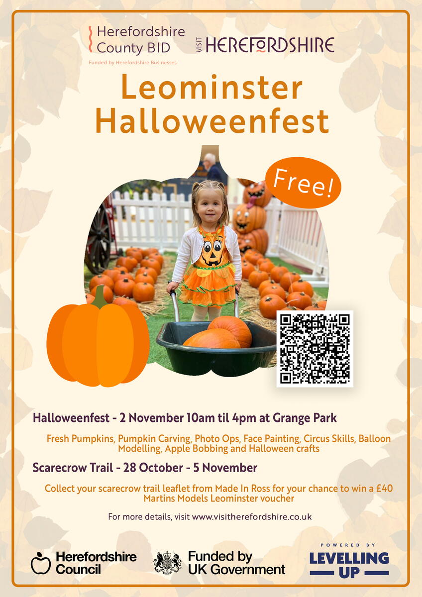 Halloweenfest Leominster Visit Herefordshire